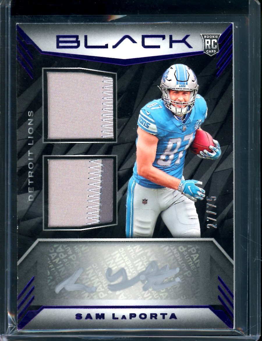 Sam Merrill Rpa Card 2023 Panini Black Sam LaPorta Rookie RPA /75 Lions – Trading Card Market