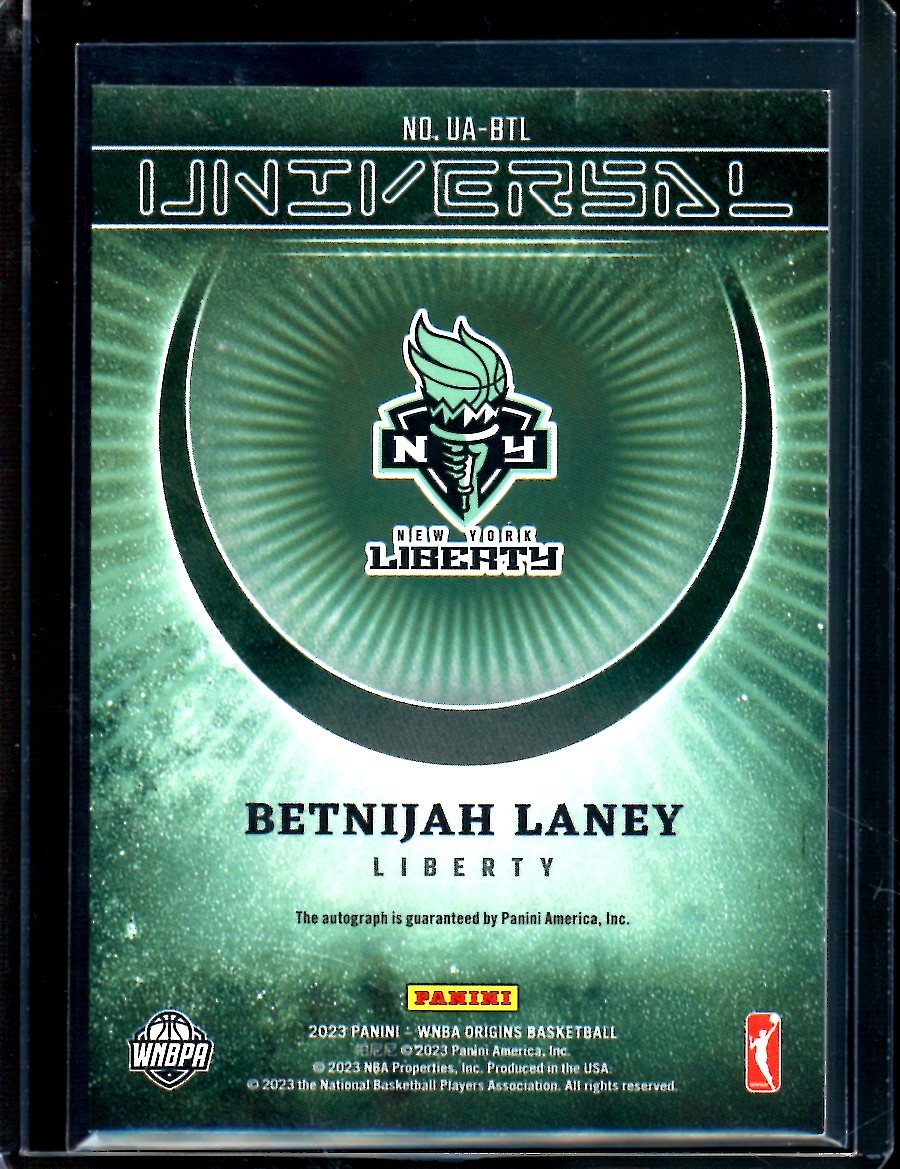 2023 Panini Origins Betnijah Laney Universal Autograph /25 Liberty