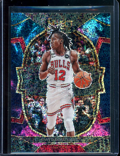 2022/23 Panini Select Ayo Dosunmu Concourse Cosmic Bulls