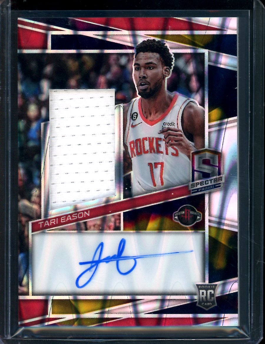 2022/23 Panini Spectra Tari Eason Rookie RPA /75 Rockets – Trading 