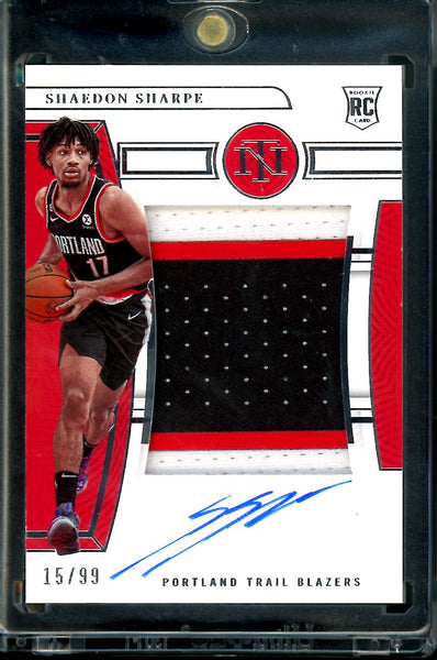 shaedon sharpe SPECTRA RPA 99シリアル　AUTO shaedon sharpe SPECTRA RPA 99シリアルAUTO