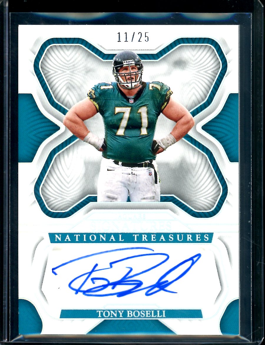 2022 Panini National Treasures Tony Boselli Auto /25 Jaguars