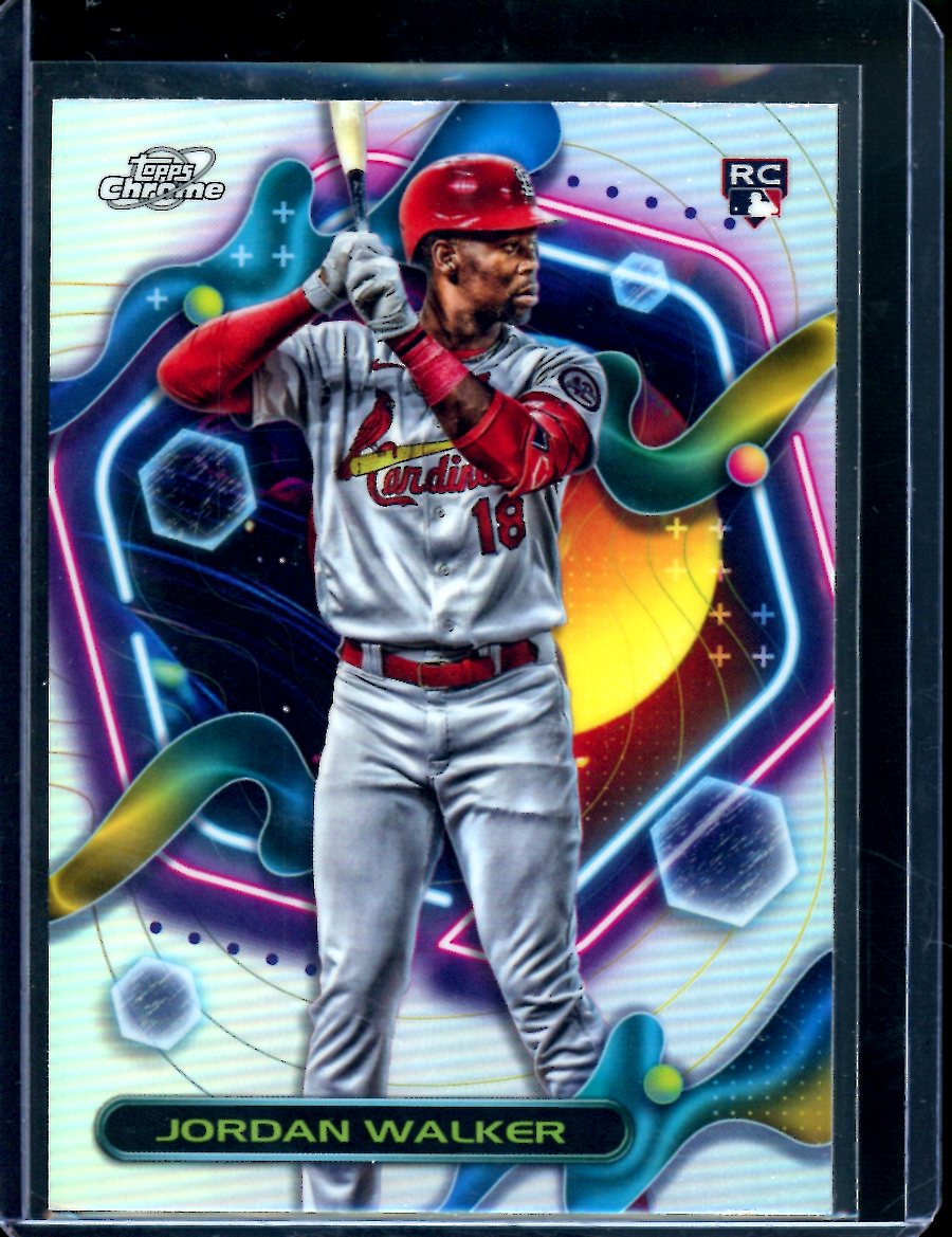 2023 Topps Cosmic Chrome Jordan Walker Rookie Refractor Cardinals