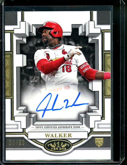 2023 Topps Tier One Jordan Walker Rookie Auto /99 Cardinals