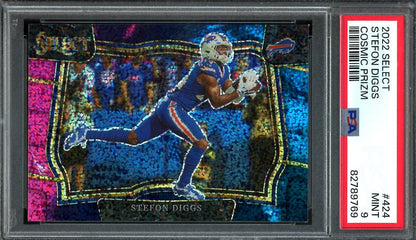 2022 Panini Select Stefon Diggs Cosmic Prizm PSA 9 Bills - Trading Card Market