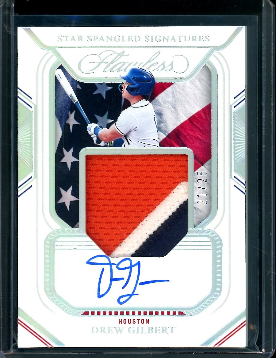 2023 Panini Flawless Drew Gilbert Star Spangled Signatures /25 Astros - Trading Card Market