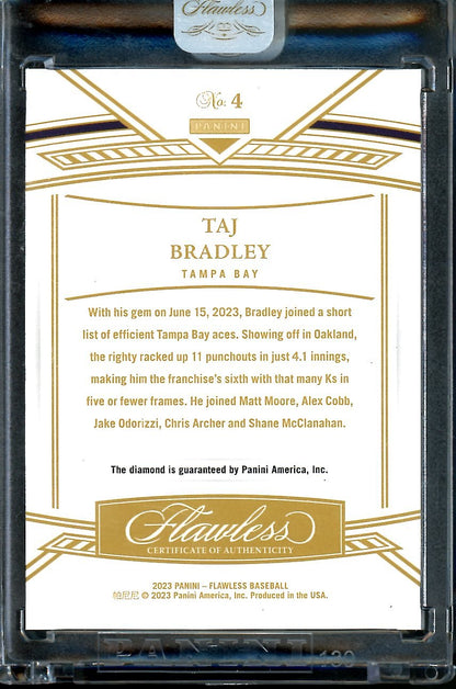 2023 Panini Flawless Taj Bradley Diamond /20 Rays - Trading Card Market