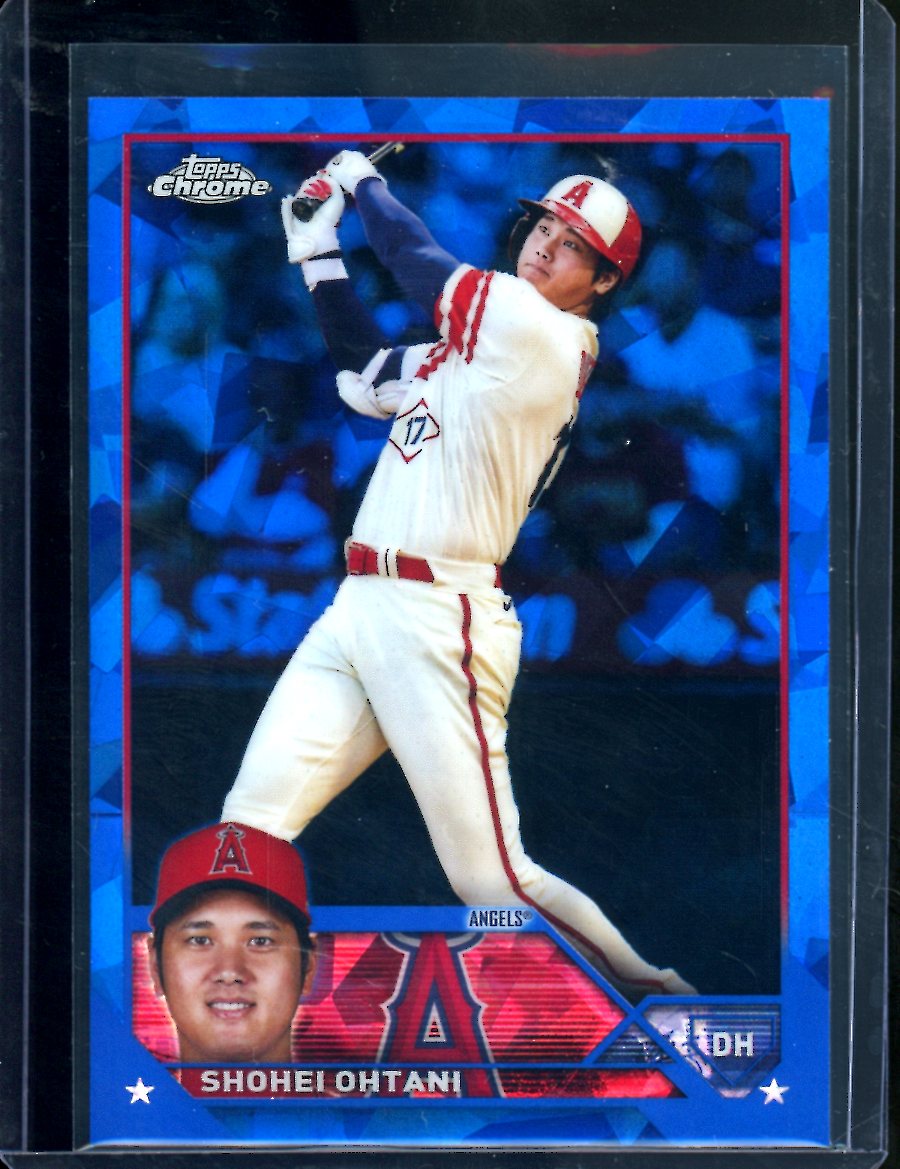 2023 Topps Chrome Sapphire Shohei Ohtani Angles