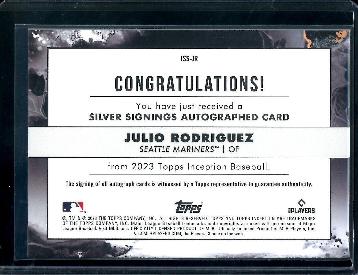 2023 Topps Inception Julio Rodriguez Auto /99 Mariners - Trading Card Market