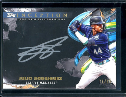 2023 Topps Inception Julio Rodriguez Auto /99 Mariners - Trading Card Market