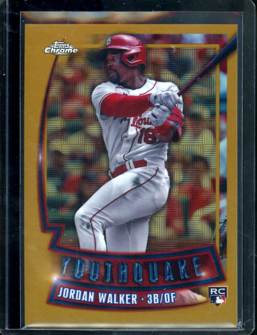 2023 Topps Chrome Jordan Walker Rookie Youthquake Gold /50 Cardinals - Trading Card Market