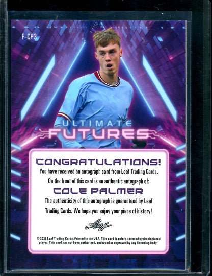 2022 Leaf Ultimate Soccer Cole Palmer Futures Auto /12 - Trading Card Market