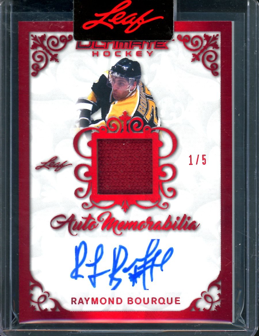 2023 Leaf Ultimate Hockey Raymond Bourque Patch Auto /5 - Trading Card Market