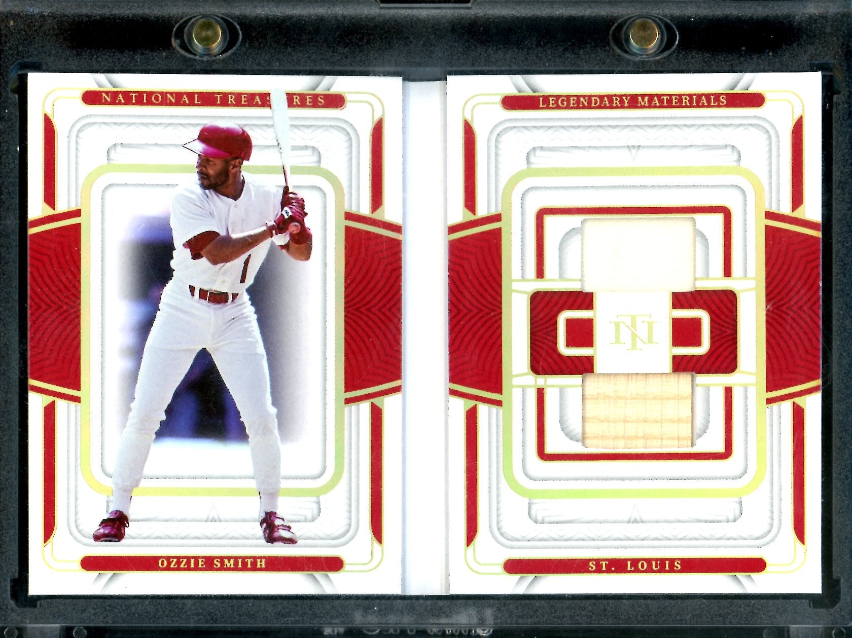 2023 Panini National Treasures Ozzie Smith Legendary Materials Booklet /49 Cardinals - Trading Card Market