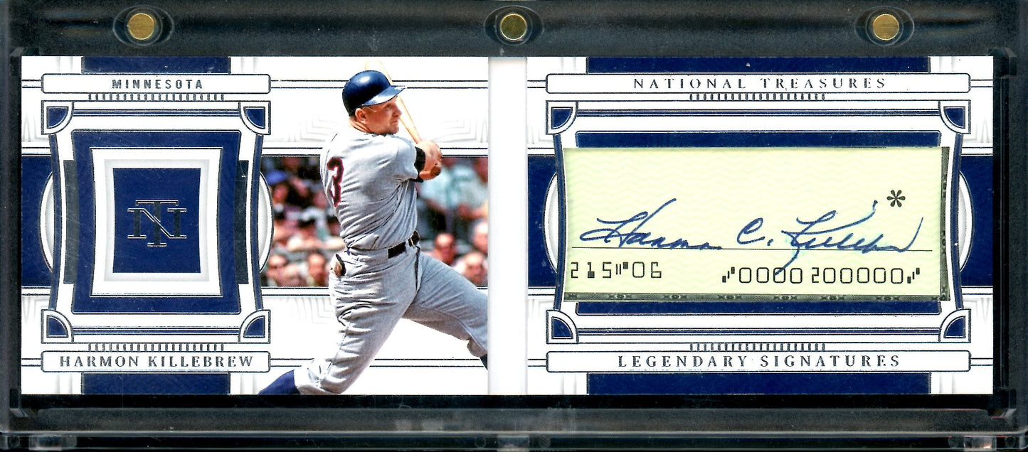 2023 Panini National Treasures Harmon Killebrew Legendary Signatures Booklet /99 Twins - Trading Card Market