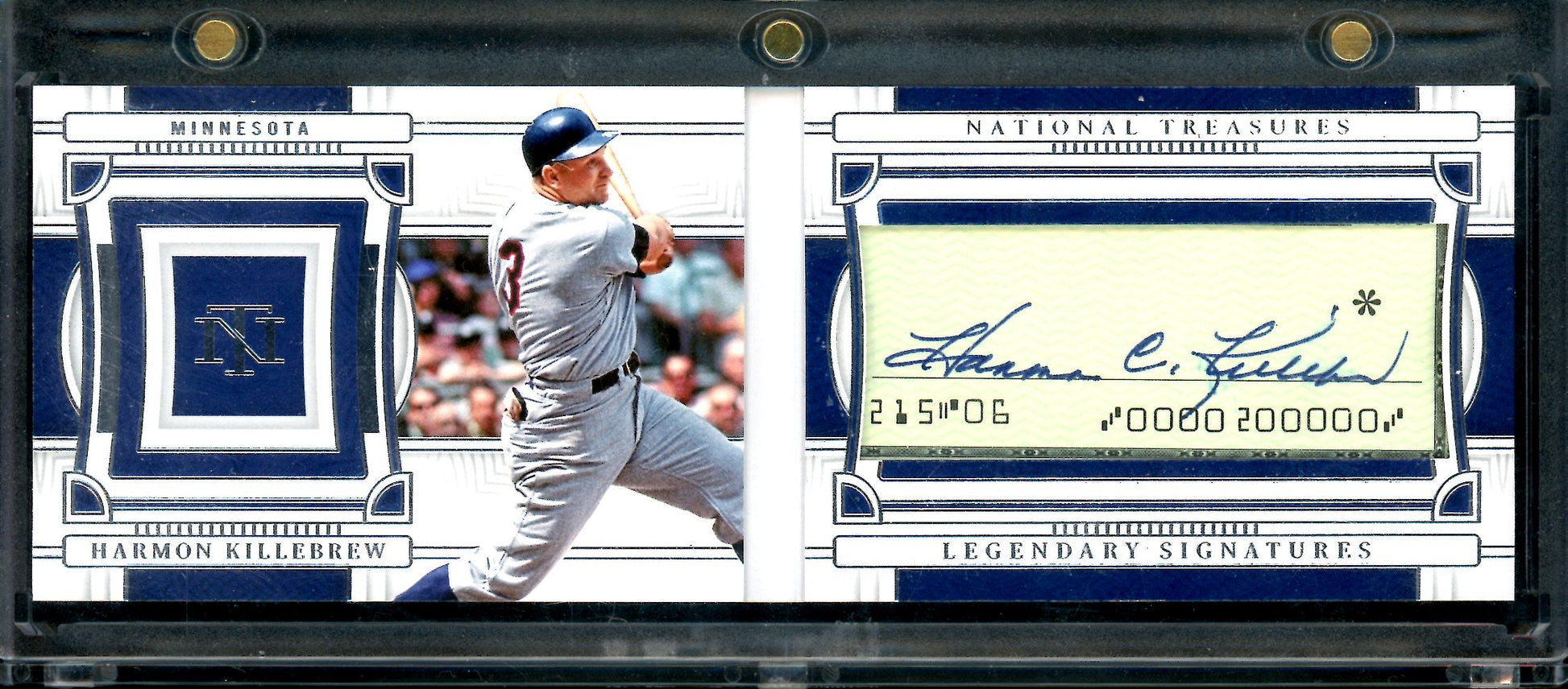 2023 Panini National Treasures Harmon Killebrew Legendary Signatures Booklet /99 Twins - Trading Card Market