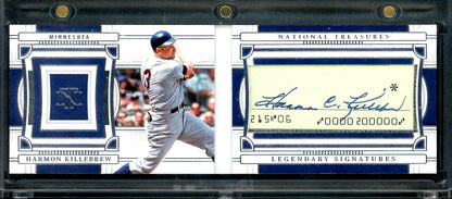 2023 Panini National Treasures Harmon Killebrew Legendary Signatures Booklet /99 Twins - Trading Card Market