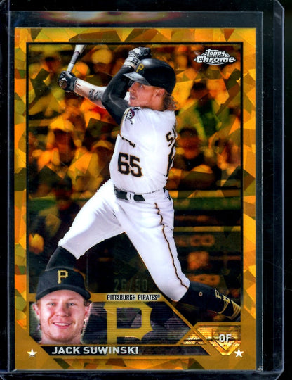 2023 Topps Chrome Sapphire Jack Suwinski Gold /50 Pirates - Trading Card Market