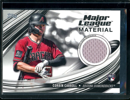 2023 Topps Corbin Carroll Rookie Patch Diamondbacks - Trading Card Market