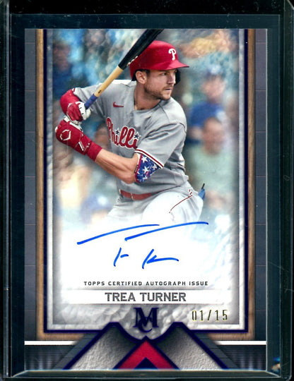 2023 Topps Museum Trea Turner Auto /15 Phillies - Trading Card Market