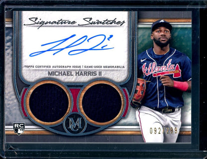 2023 Topps Museum Michael Harris II Rookie Signature Swatches Patch Auto /299 Braves - Trading Card Market