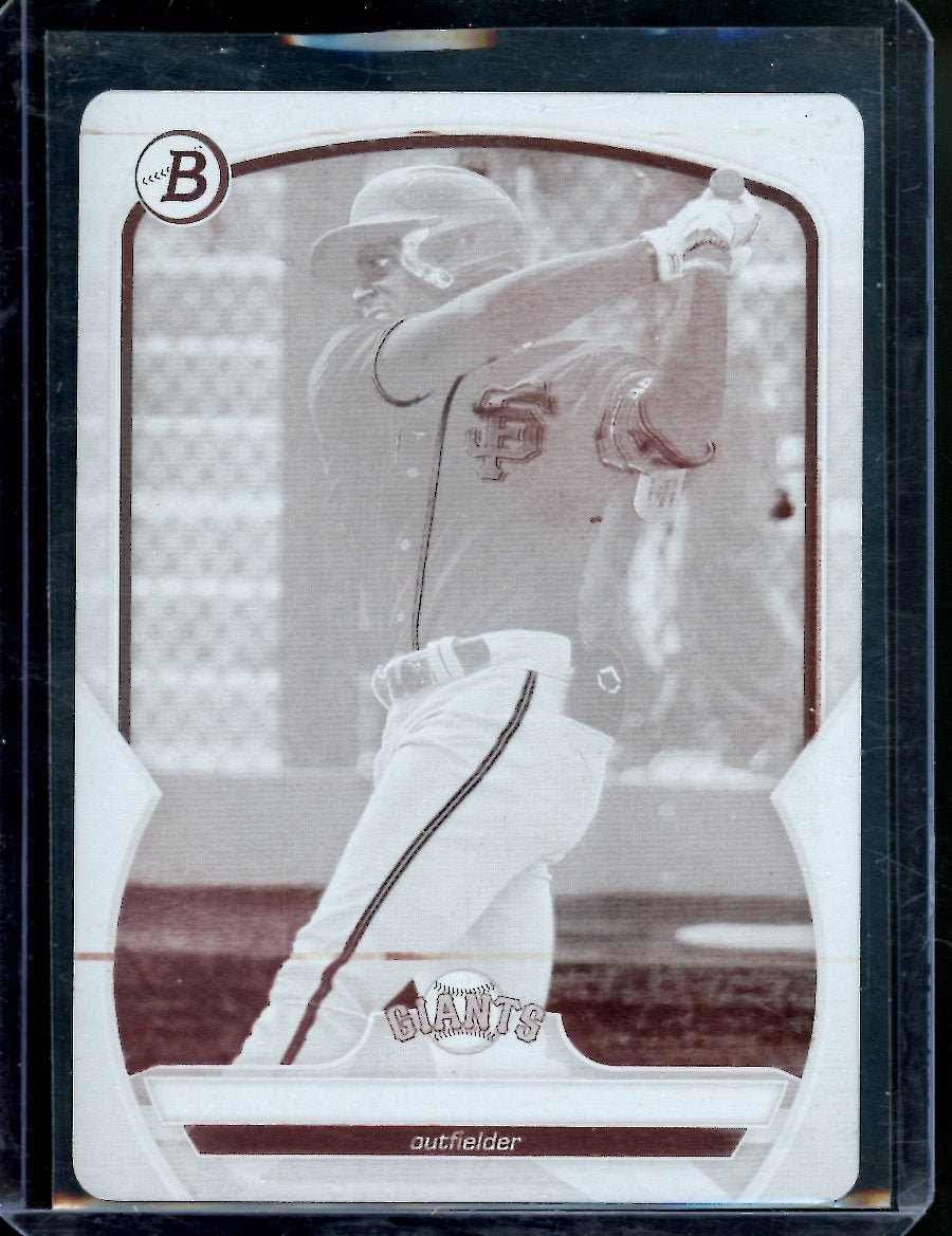 2023 Bowman Rayner Arias Printing Plate 1/1 Giants - Trading Card Market