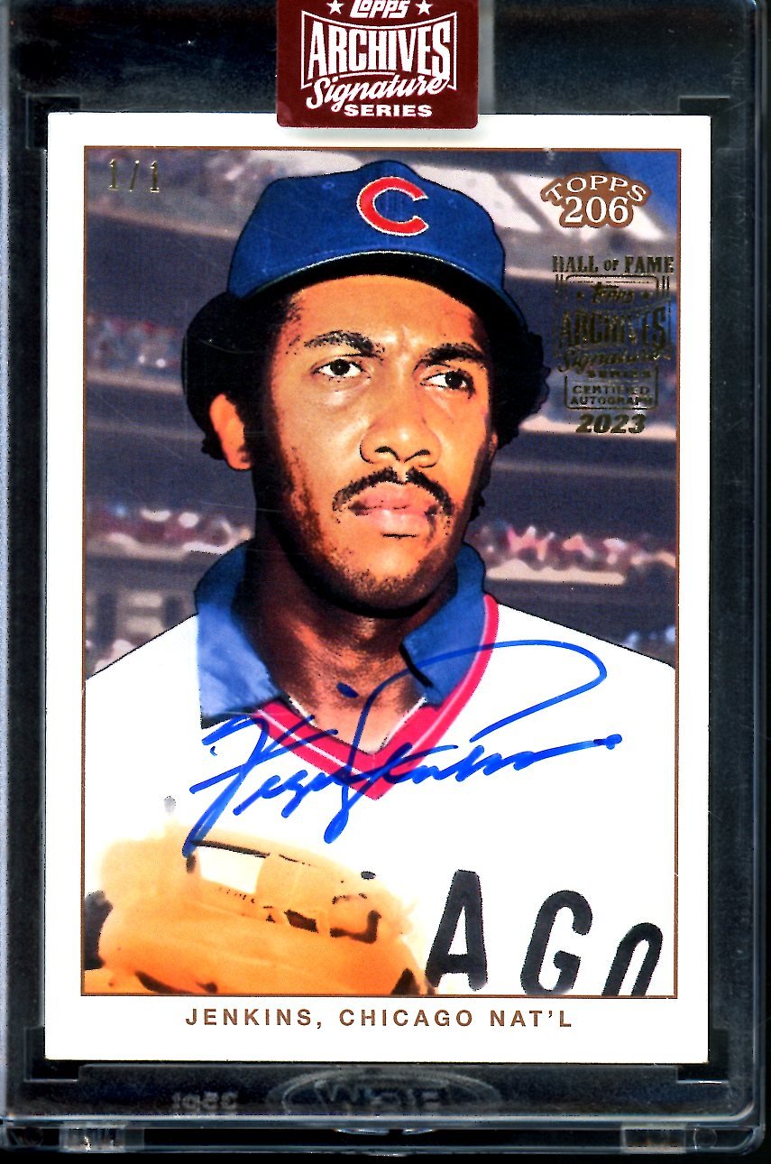 2023 Topps Archives Signature Series Fergie Jenkins Auto 1/1 Cubs - Trading Card Market