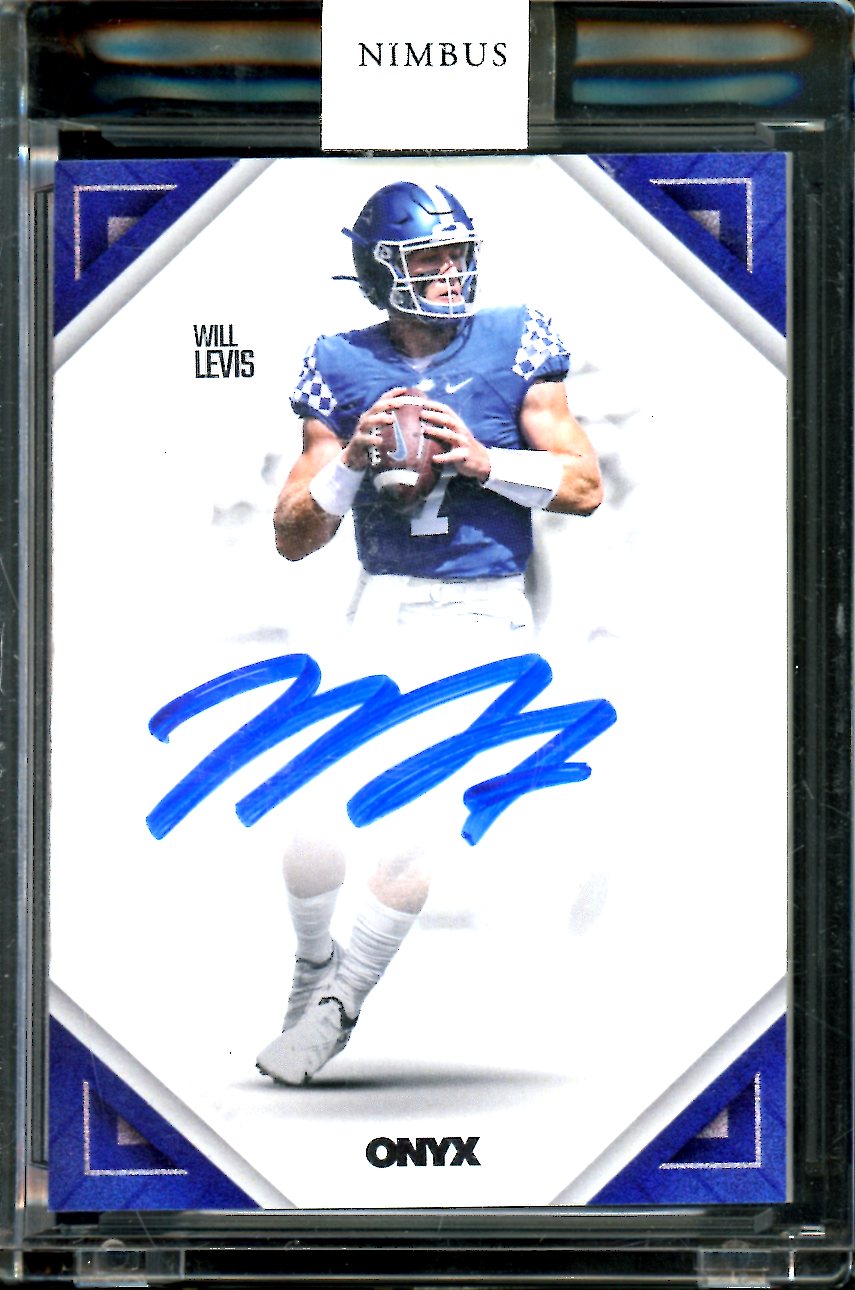2022 Onyx Nimbus Will Levis Auto /50 Kentucky