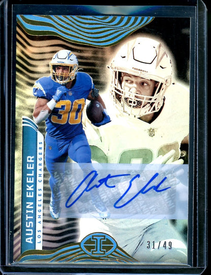 2022 Panini Illusions Austin Ekeler Auto /49 Chargers - Trading Card Market