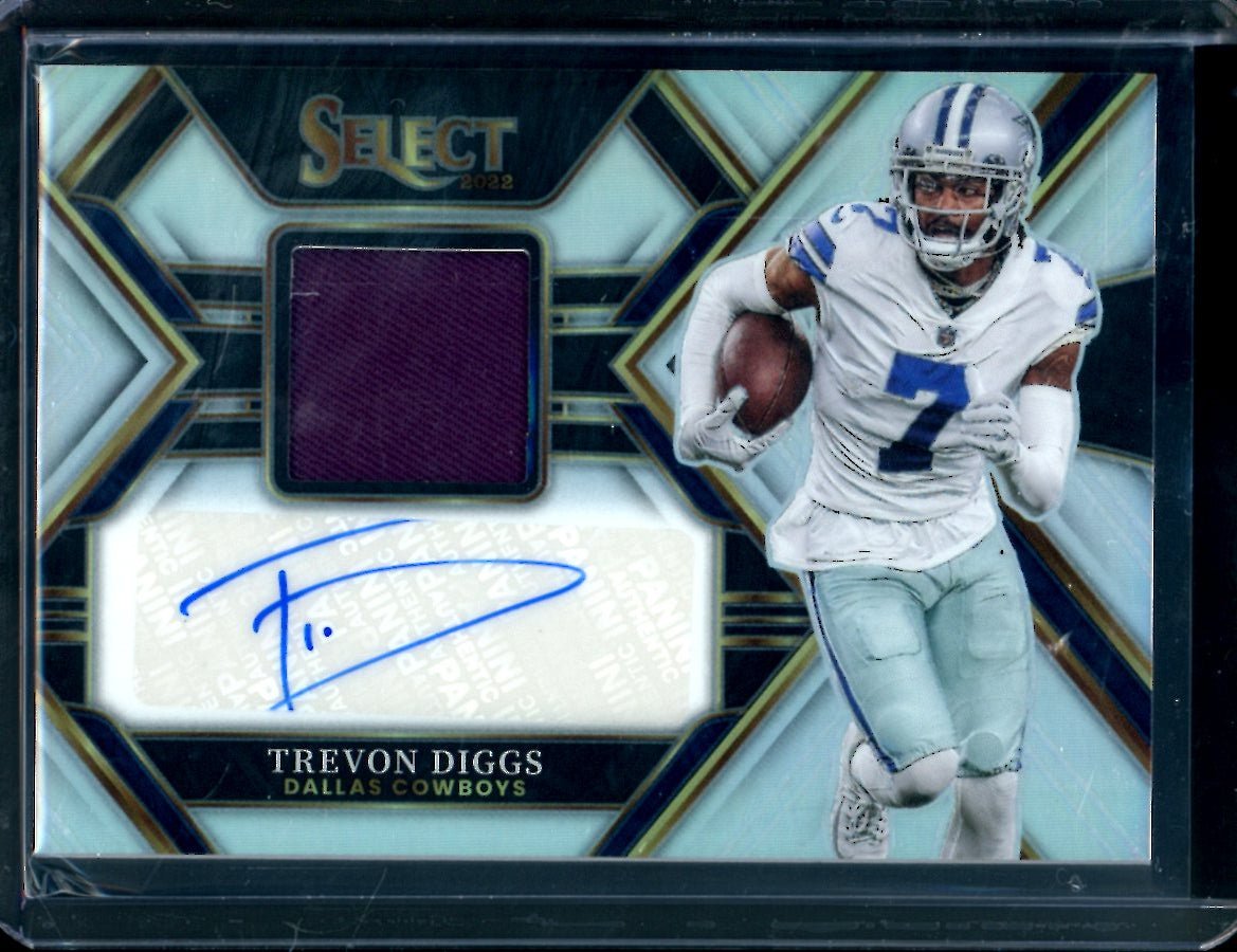 2022 Panini Select Trevon Diggs Patch Auto /199 Cowboys - Trading Card Market