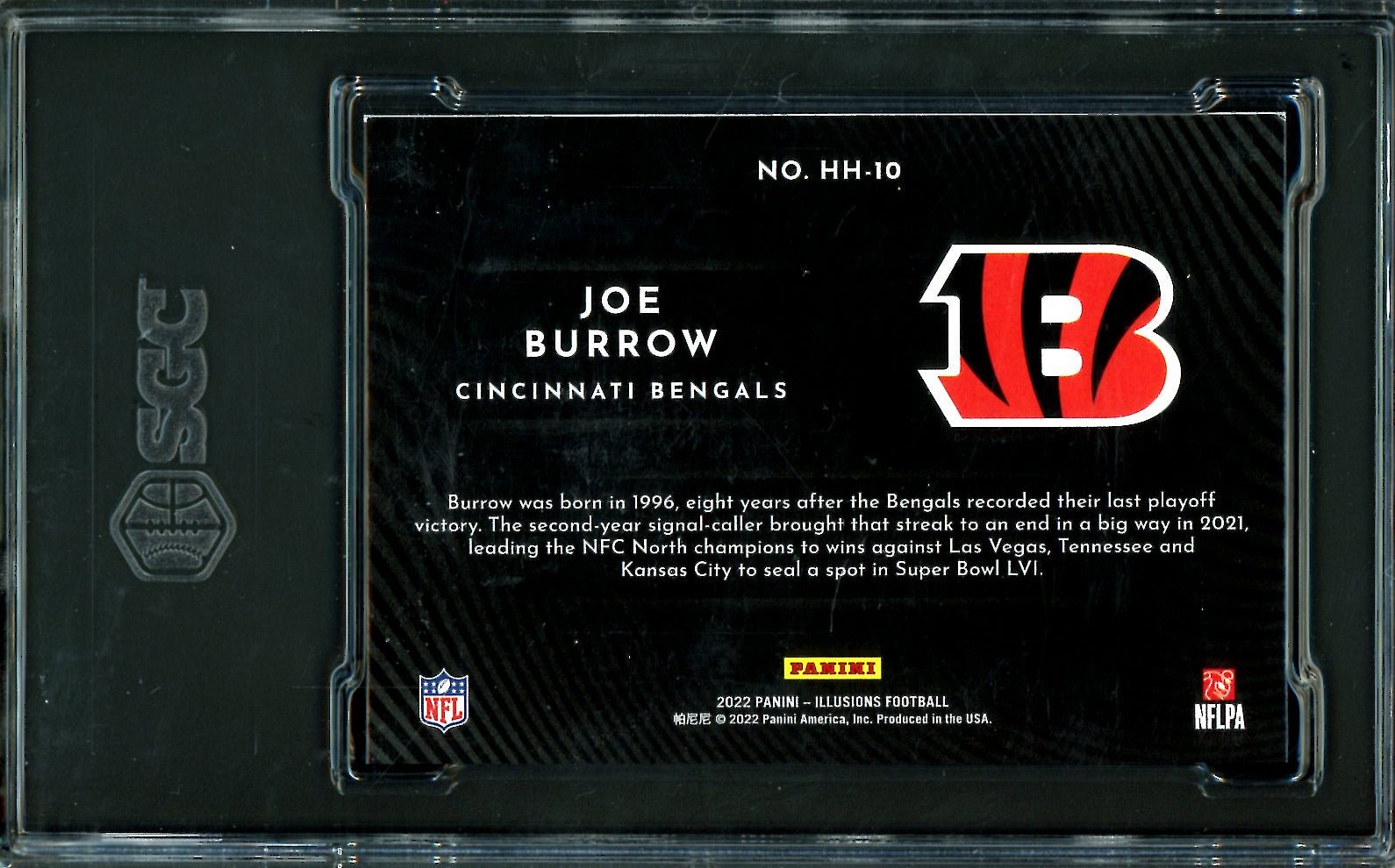 2022 Panini Illusions Joe Burrow Holoheroes SGC 9 Bengals - Trading Card Market