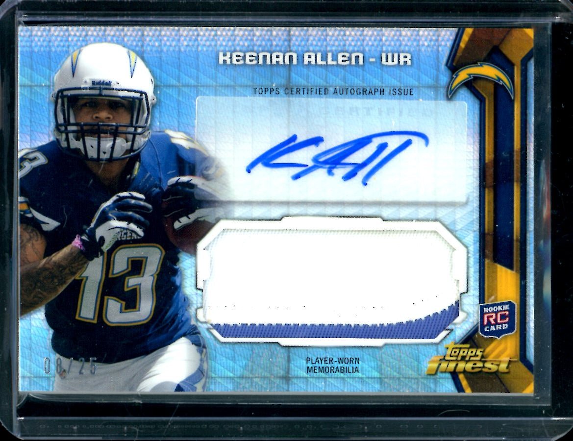 2013 Topps Finest Keenan Allen Rookie RPA /25 Chargers - Trading Card Market