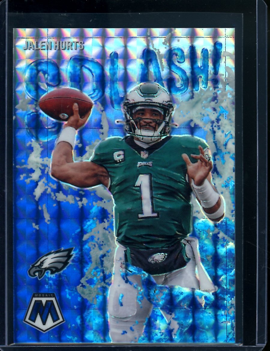 2023 Panini Mosaic Jalen Hurts Splash! Blue /99 Eagles - Trading Card Market