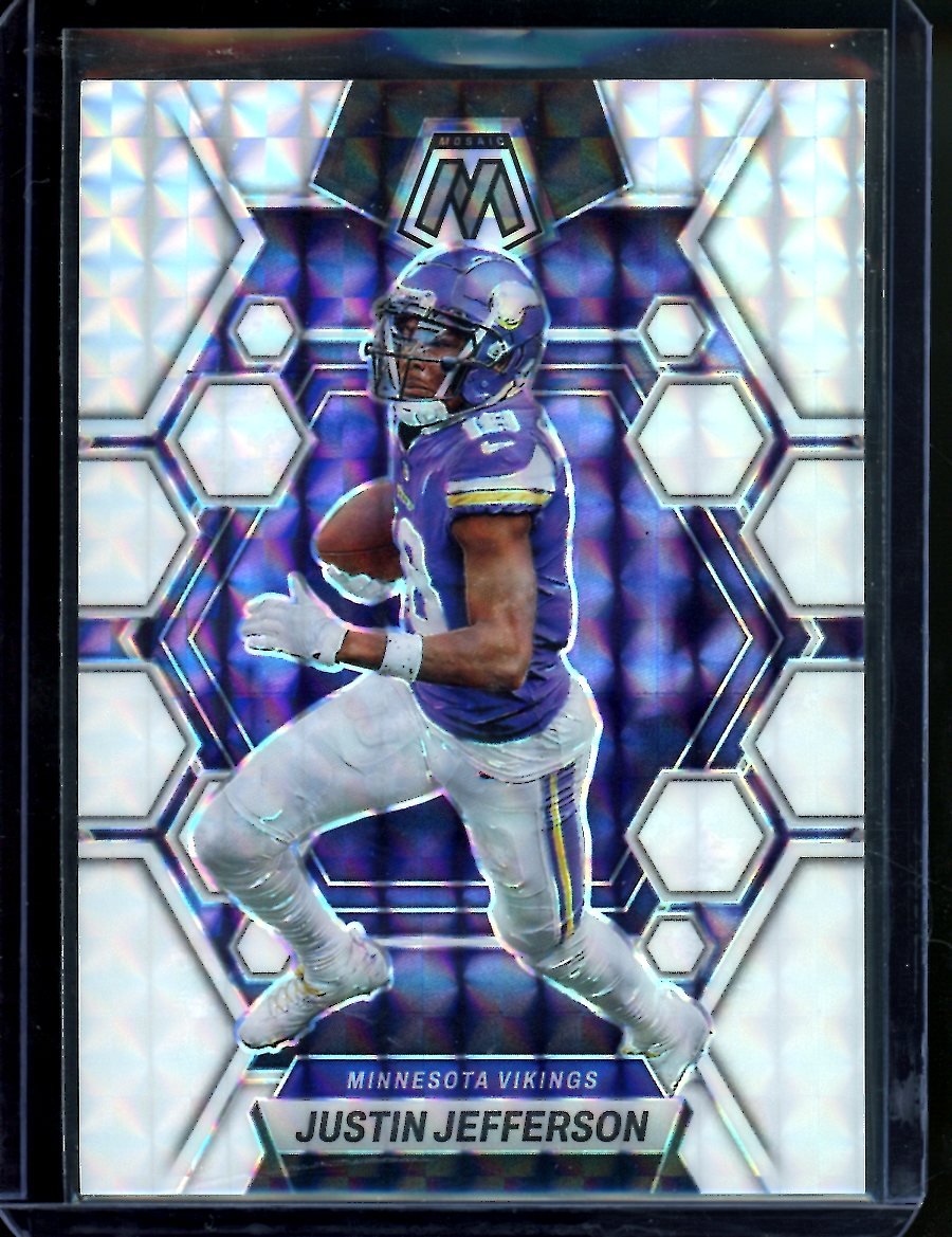 2023 Panini Mosaic Justin Jefferson White /25 Vikings - Trading Card Market