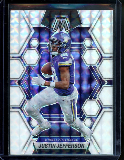 2023 Panini Mosaic Justin Jefferson White /25 Vikings - Trading Card Market