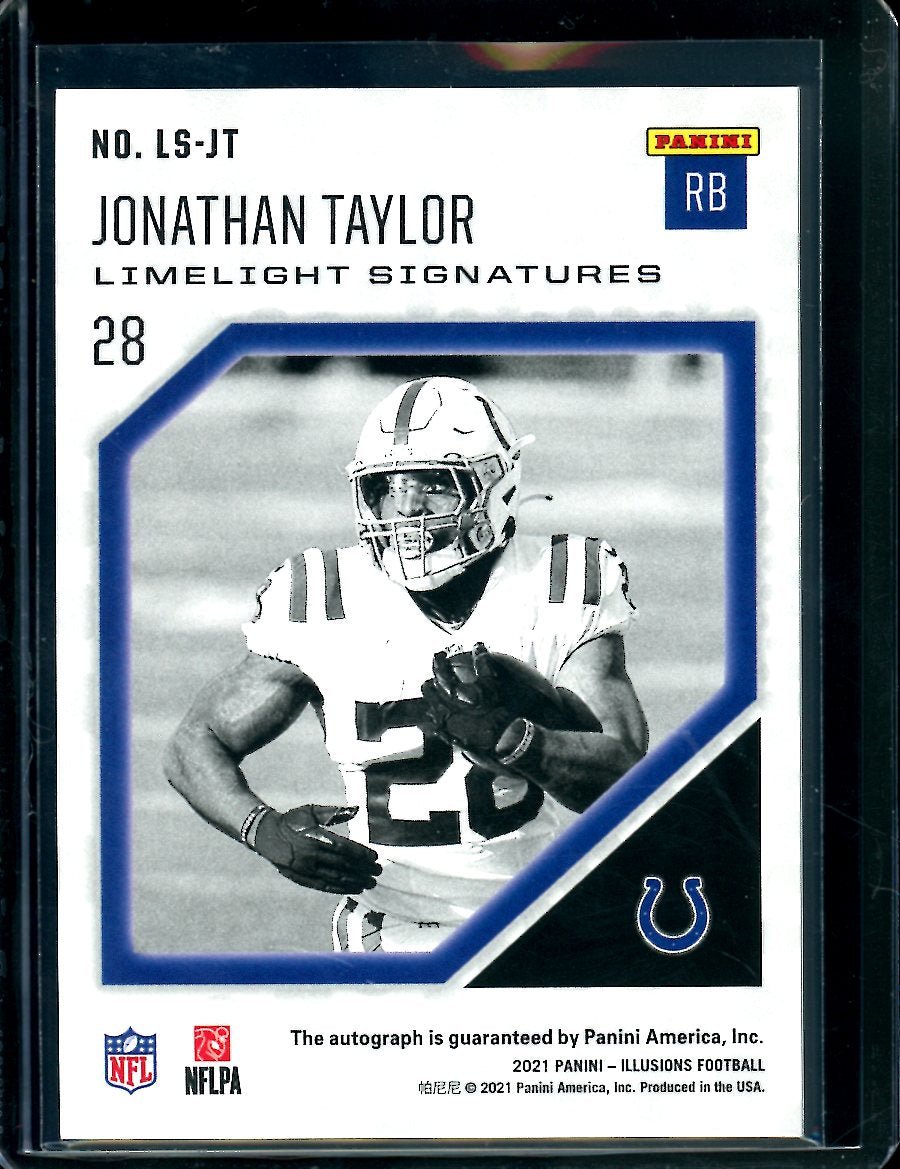 2021 Panini Illusions Jonathan Taylor Limelight Signatures Auto /199 Colts - Trading Card Market
