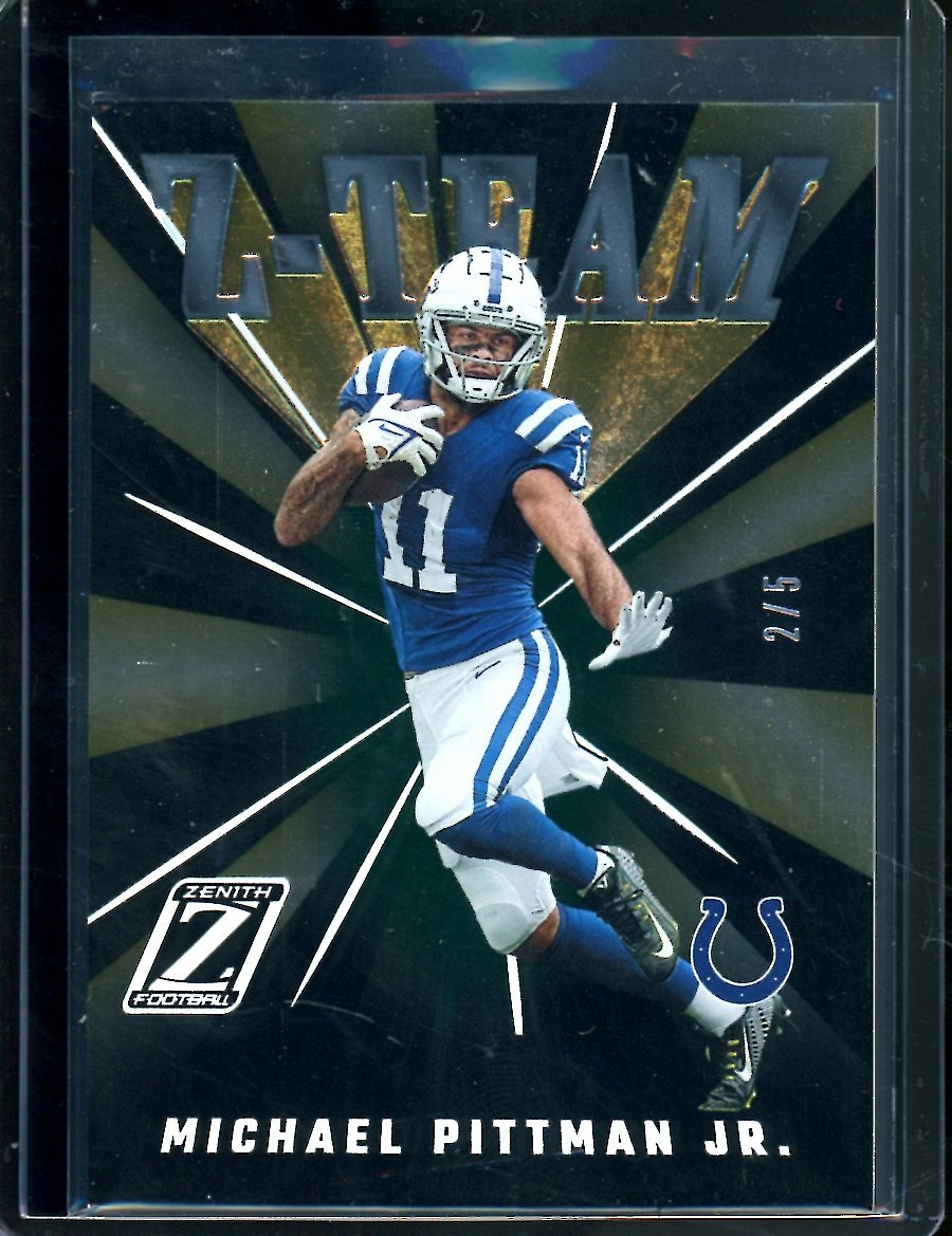 2022 Panini Zenith Michael Pittman Jr. Z - Team Green /5 Colts - Trading Card Market