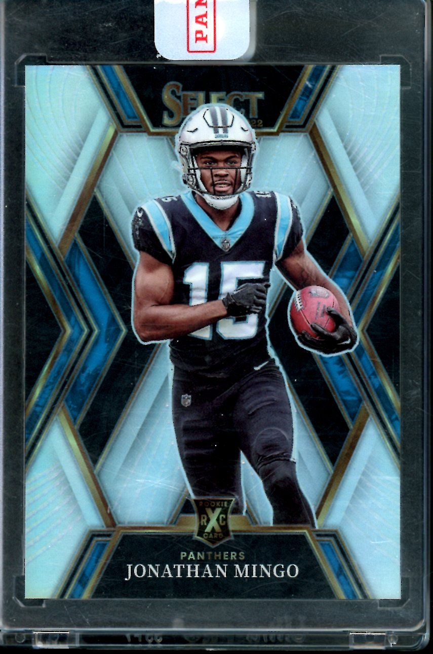 2022 Panini Select Jonathan Mingo Rookie XRC Silver Panthers - Trading Card Market