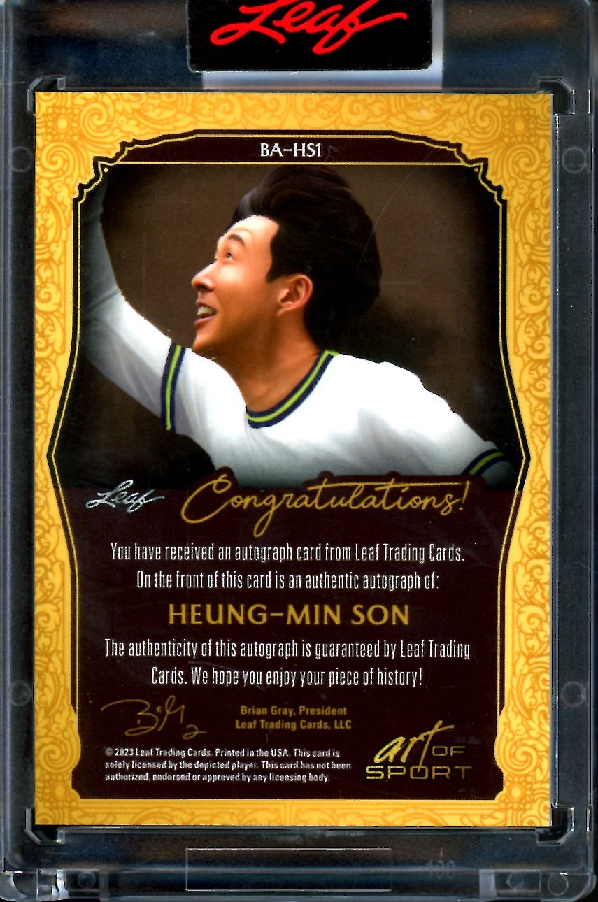 2023 Leaf Art of Sport Heung - Min Son Auto /25 Soccer - Trading Card Market