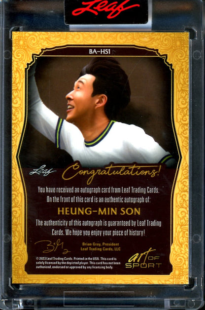 2023 Leaf Art of Sport Heung - Min Son Auto /25 Soccer - Trading Card Market