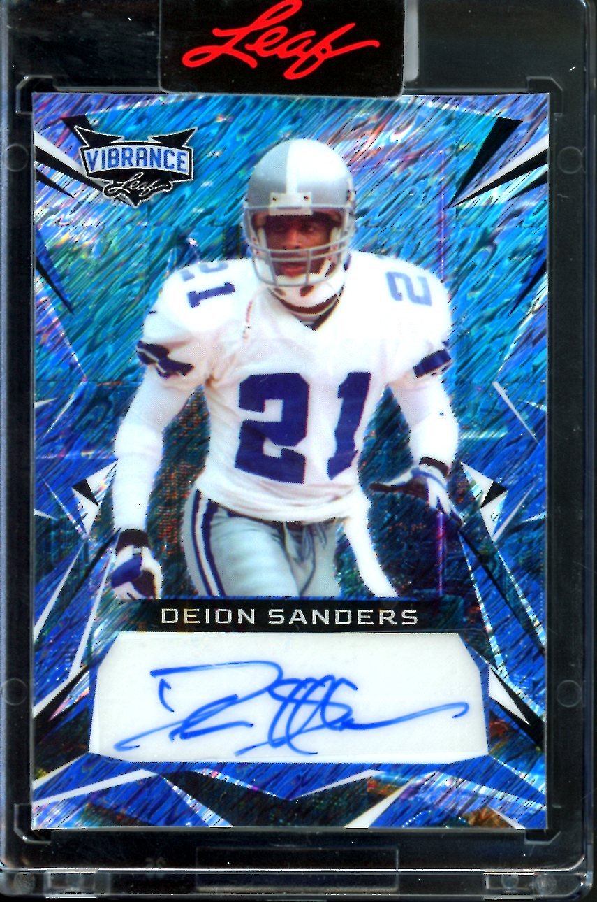 2023 Leaf Vibrance Deion Sanders Auto /12 Cowboys - Trading Card Market