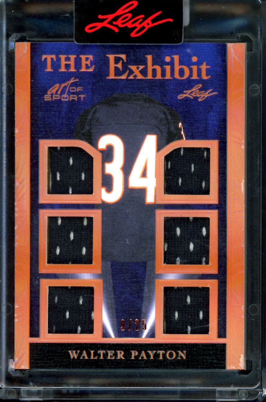 2023 Leaf Art of Sport Walter Payton The Exhibit Game - Used Patch /25 Bears - Trading Card Market