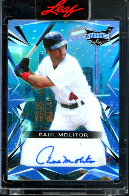 2023 Leaf Vibrance Paul Molitor Auto /25 - Trading Card Market