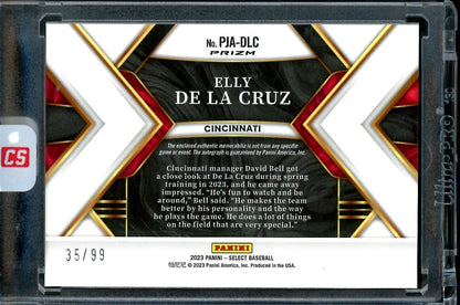 2023 Panini Select Elly De La Cruz Rookie RPA Silver /99 Reds - Trading Card Market