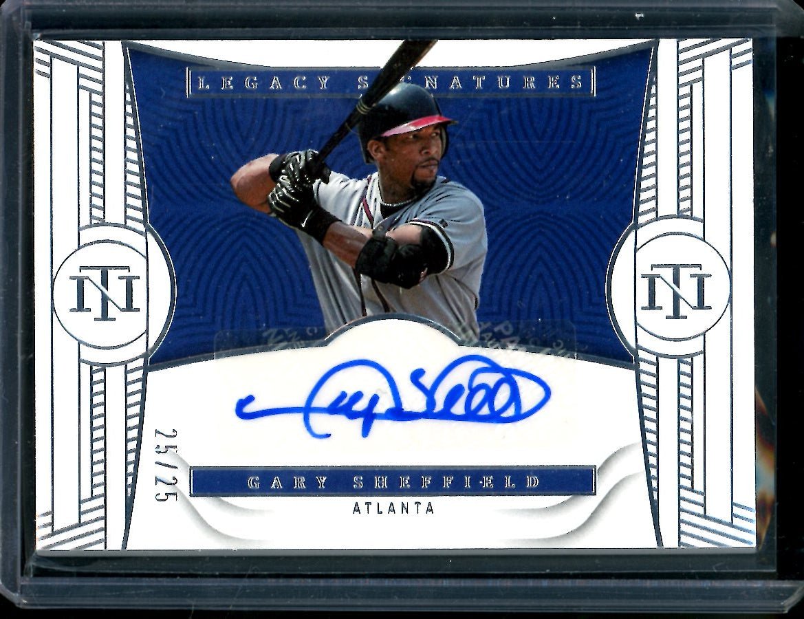 2023 Panini National Treasures Gary Sheffield Legacy Signatures Auto /25 Braves - Trading Card Market
