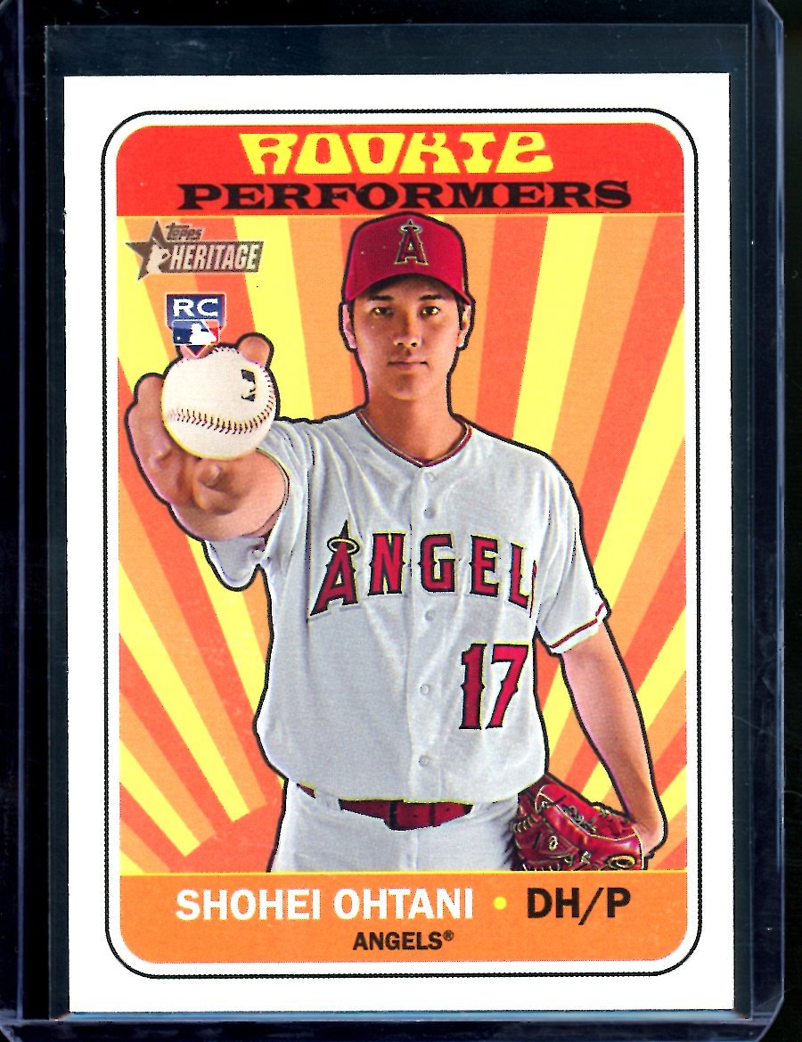 2018 Topps Heritage Shohei Ohtani Rookie Performers Angels - Trading Card Market