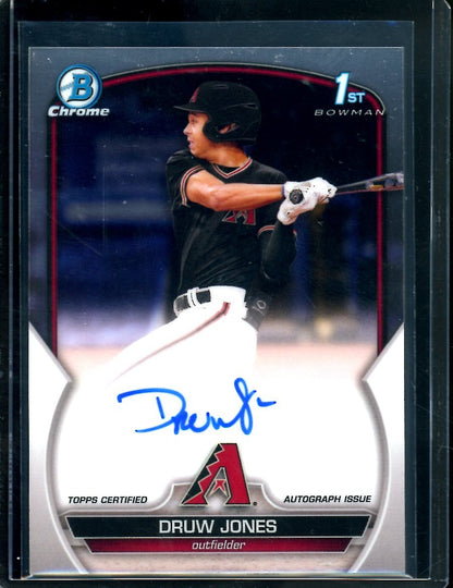 2023 Bowman Chrome Druw Jones 1st Bowman Auto Diamondbacks - Trading Card Market