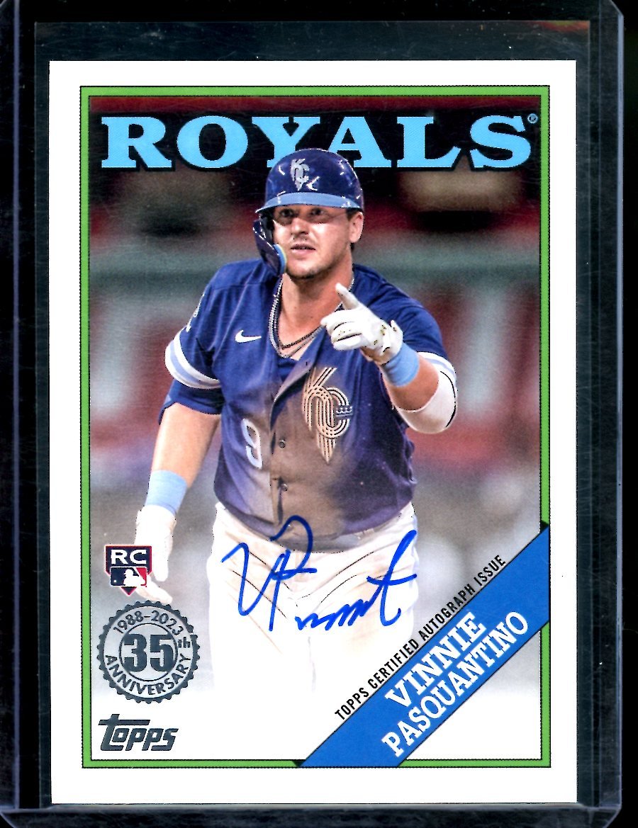 2023 Topps Vinnie Pasquantino Rookie 1988 Topps Auto Royals - Trading Card Market