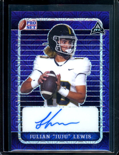 2023 Leaf Pro Set Metal Julian "JuJu" Lewis Rookie Auto Purple Mojo /10 - Trading Card Market