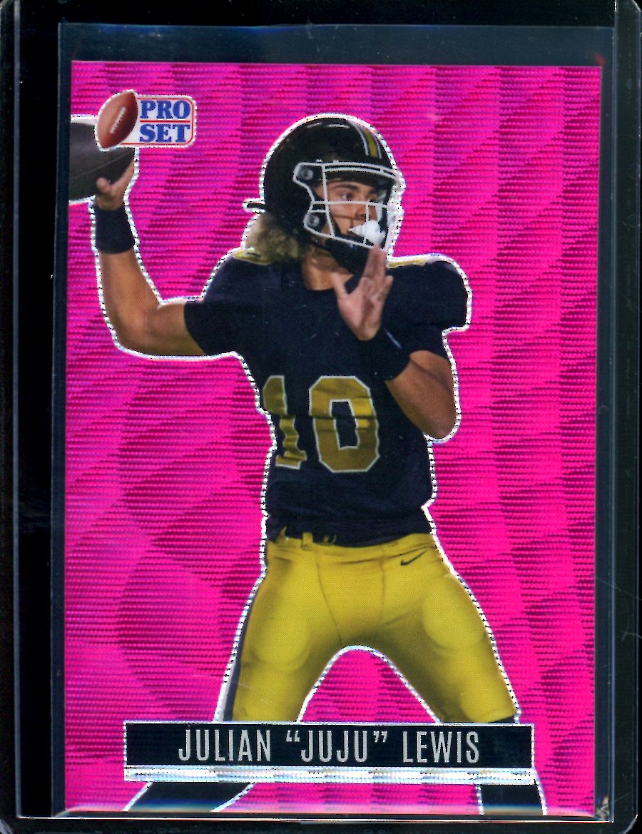 2023 Leaf Pro Set Metal Julian "JuJu" Lewis Pink Wave /4